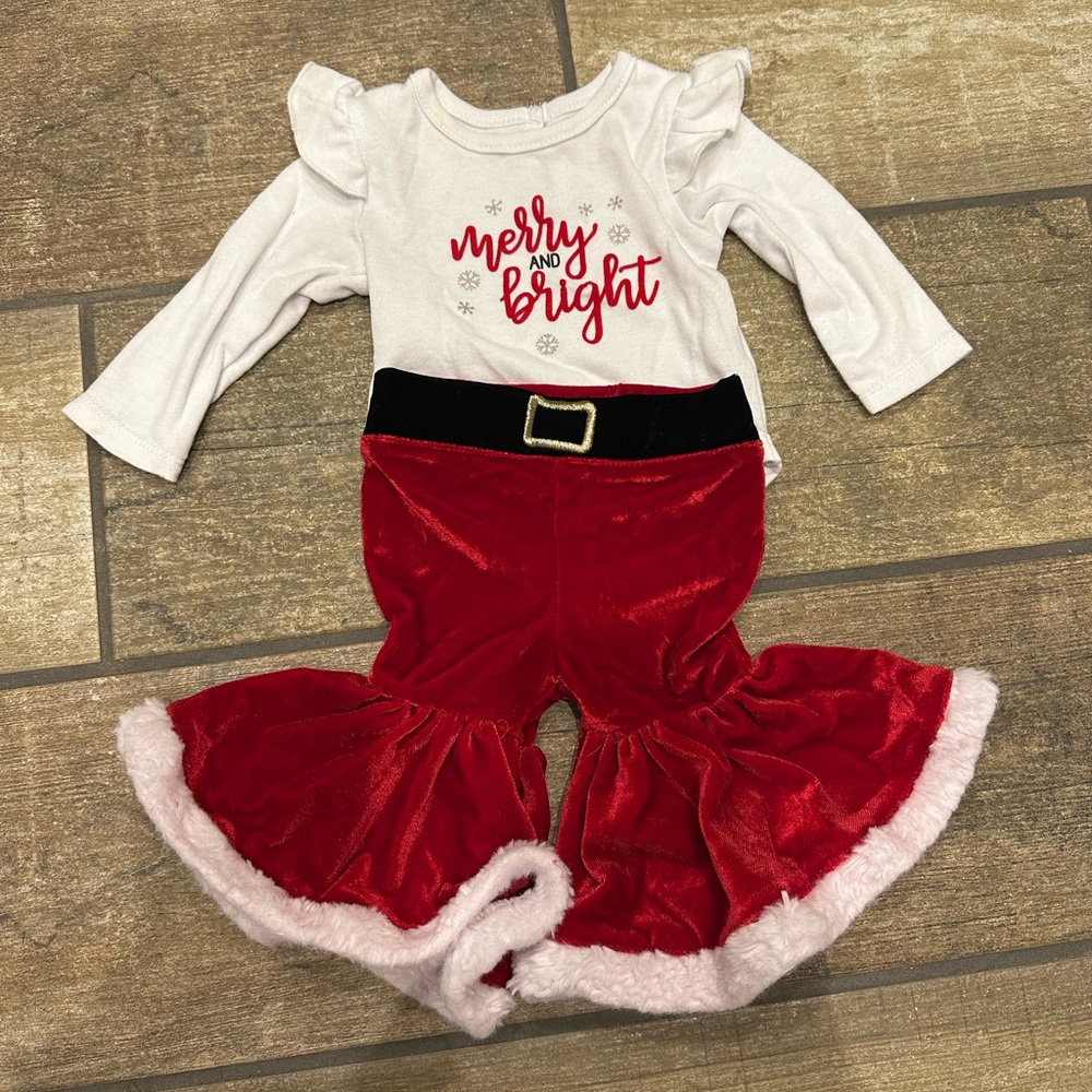 Baby Essentials Red and White Festive Set